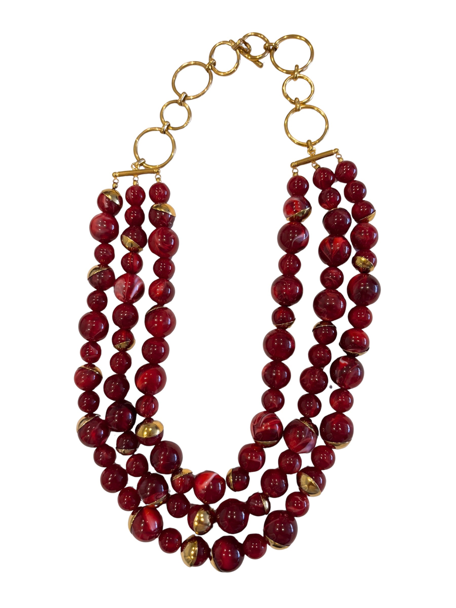 Collar Córdoba rojo