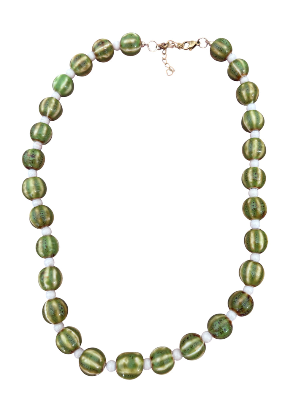 Collar abril verde oliva