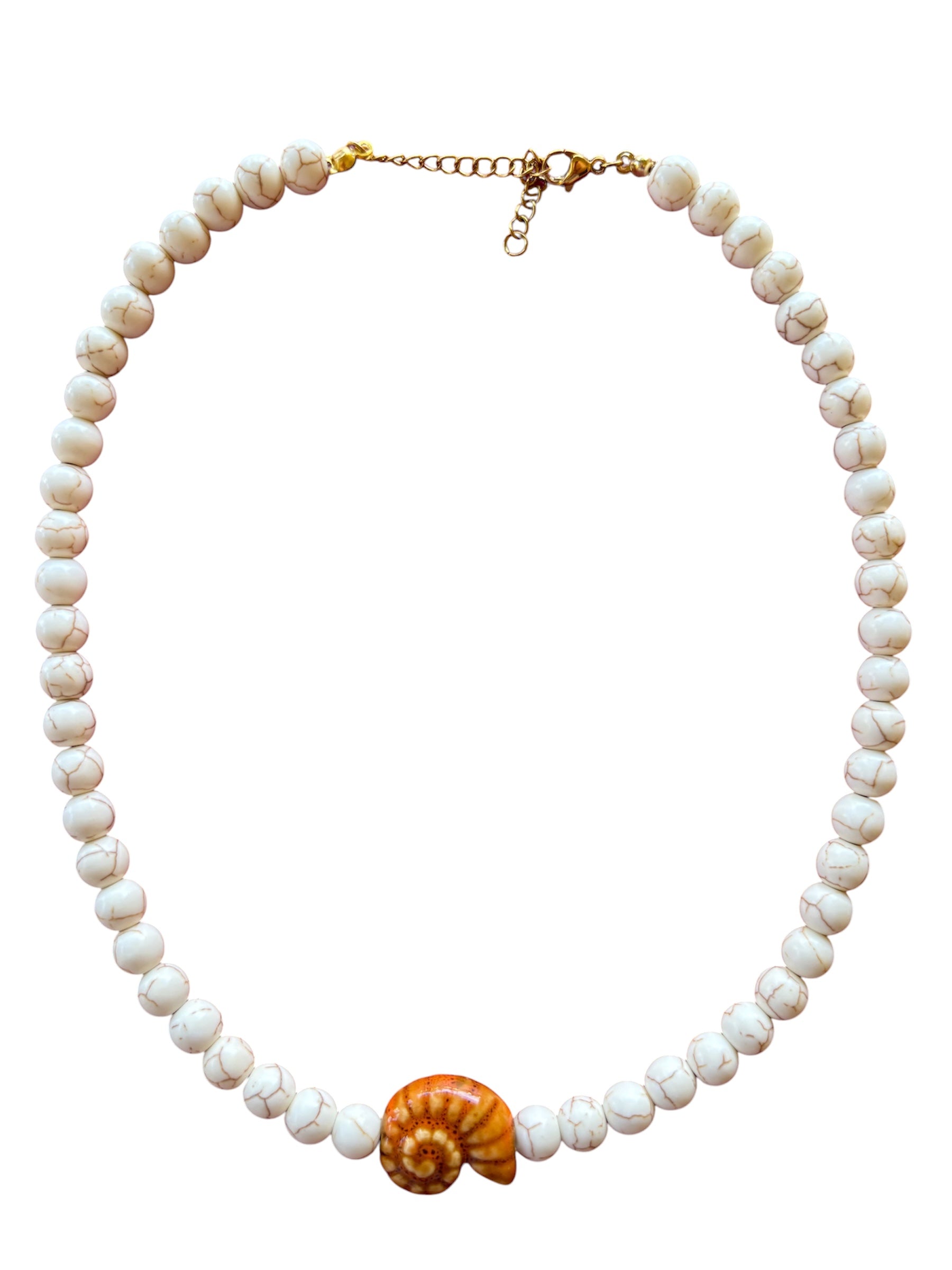 Collar Amonita naranja