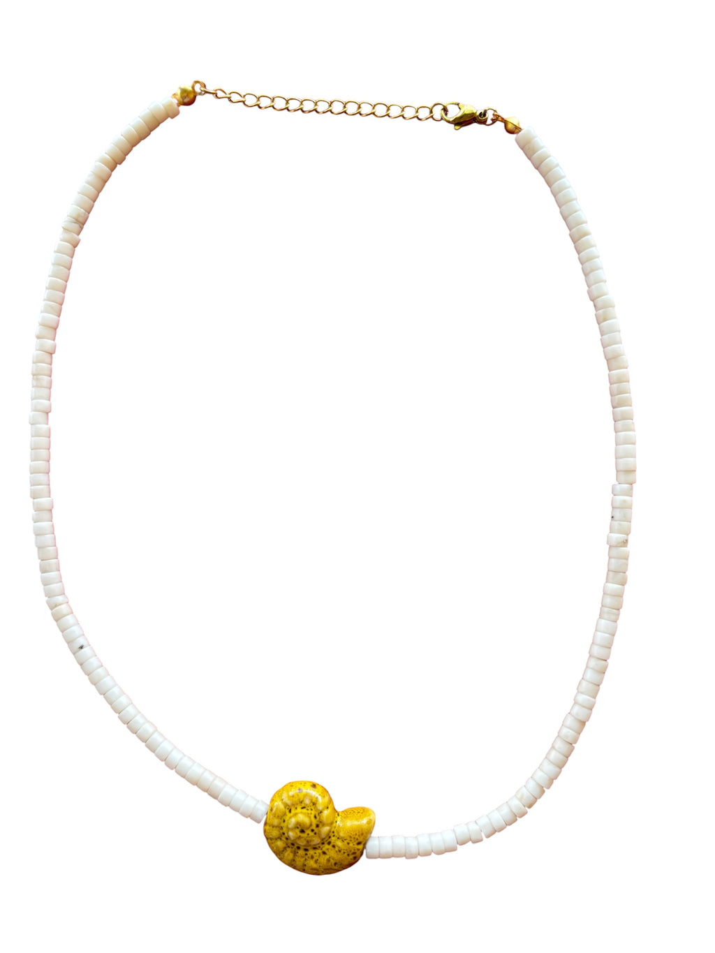 Collar Amonita amarillo