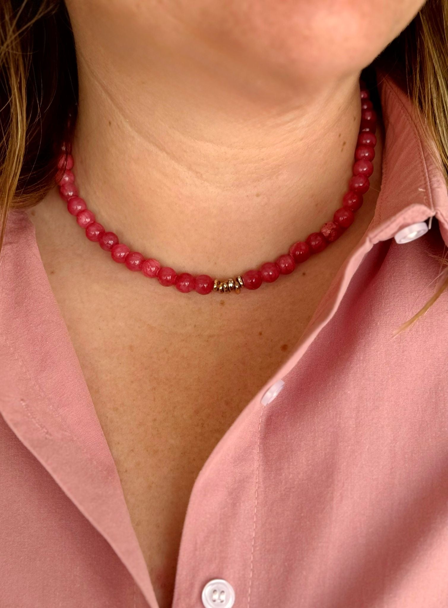 Collar Alba coral
